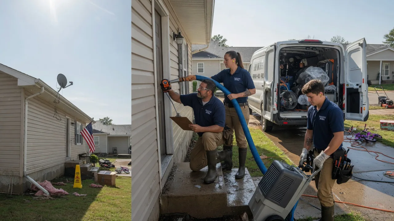 Ceiling Water Damage Restoration in Raleigh, MS near me
